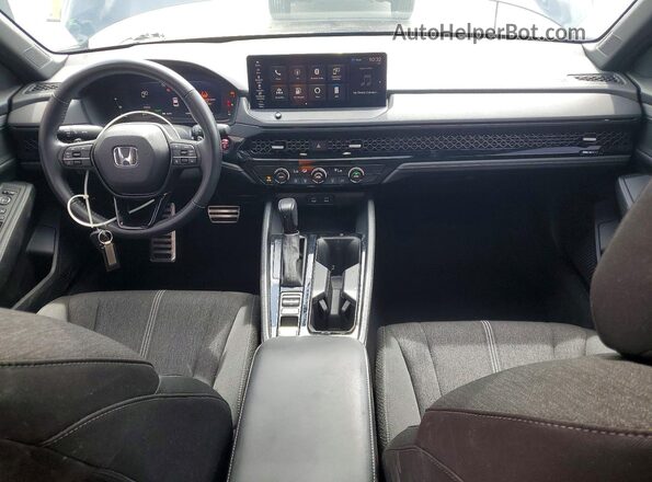 1HGCY2F54PA043203 2023 HONDA ACCORD Black Вид панелі приладів