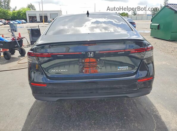 1HGCY2F54PA043203 2023 HONDA ACCORD Black Вид ззаду