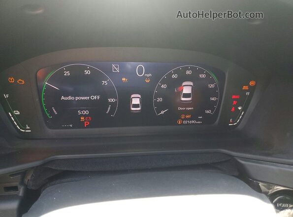 1HGCY2F54PA048868 2023 HONDA ACCORD Silver Vista del cuadro de instrumentos