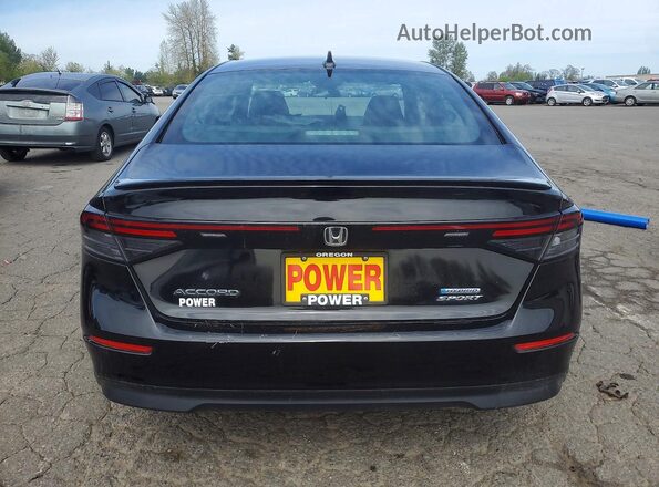 1HGCY2F54RA092081 2024 HONDA ACCORD Black Հետևի տեսք