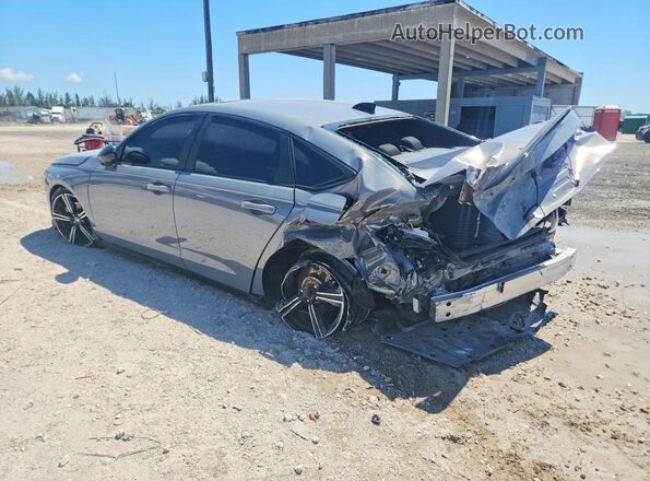1HGCY2F54SA041850 2025 HONDA ACCORD Gray Trasero izquierdo