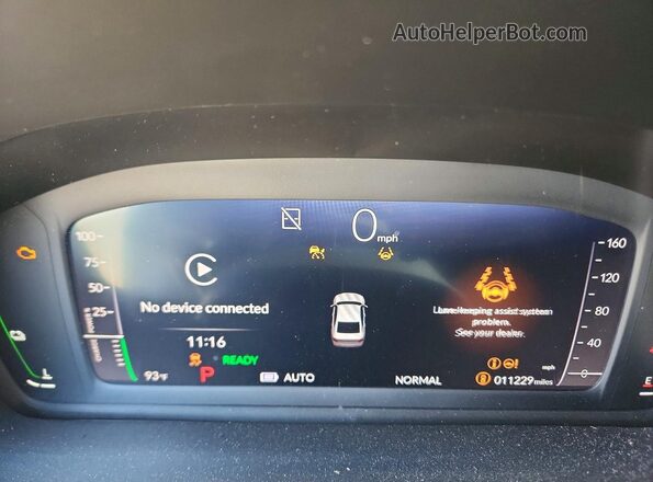 1HGCY2F54SA041850 2025 HONDA ACCORD Gray Vista del cuadro de instrumentos