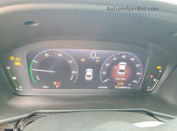 1HGCY2F54SA070345 2025 HONDA ACCORD Белый Вид щитка приборов