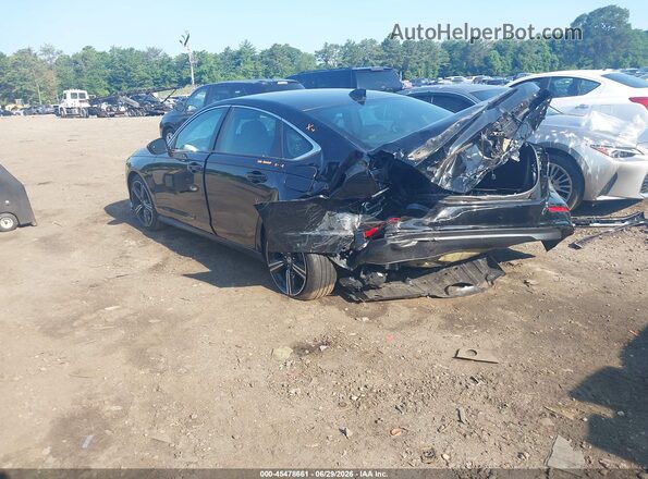 1HGCY2F54SA098033 2025 HONDA ACCORD Black Задня ліва чверть