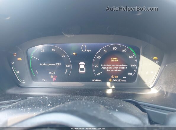 1HGCY2F54SA098033 2025 HONDA ACCORD Black Вид задніх сидінь