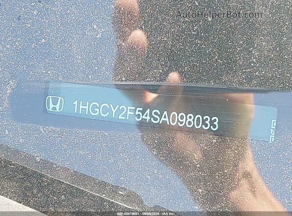 1HGCY2F54SA098033 2025 HONDA ACCORD Black 
