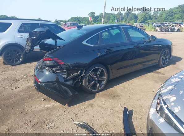 1HGCY2F54SA098033 2025 HONDA ACCORD Black Задня права чверть