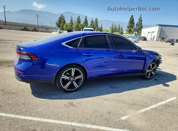 1HGCY2F55PA052184 2023 HONDA ACCORD Blue Rear right