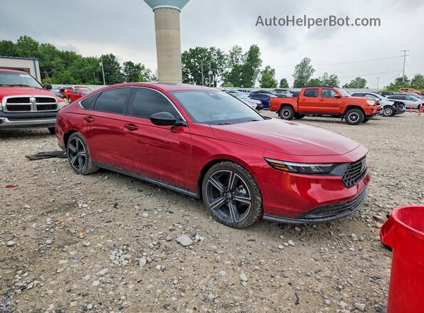 1HGCY2F55PA056431 2023 HONDA ACCORD Red წინა მარჯვენა