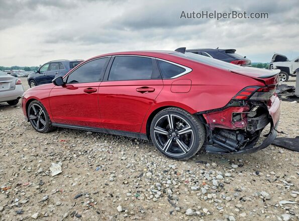 1HGCY2F55PA056431 2023 HONDA ACCORD Red უკანა მარცხენა