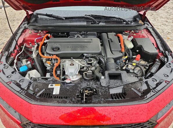 1HGCY2F55PA056431 2023 HONDA ACCORD Red უკანა სალონის ხედი