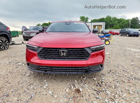1HGCY2F55PA056431 2023 HONDA ACCORD Red წინა ხედი
