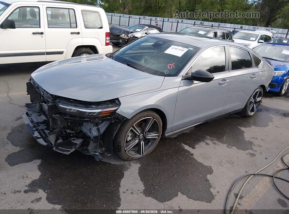 1HGCY2F55RA012805 2024 HONDA ACCORD Gray Передня ліва чверть