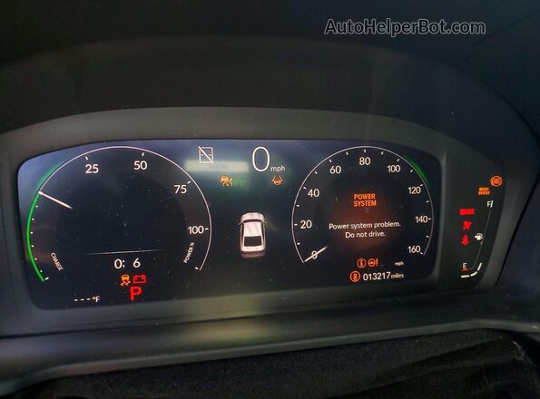 1HGCY2F55RA070526 2024 HONDA ACCORD Gray Вид щитка приладів