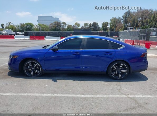 1HGCY2F55RA073149 2024 HONDA ACCORD Синий Панорамный вид салона 360°