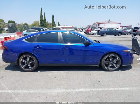 1HGCY2F55RA073149 2024 HONDA ACCORD Синий Вид задней части салона