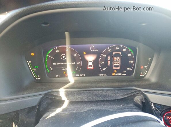 1HGCY2F55SA070533 2025 HONDA ACCORD Gray Вид щитка приладів