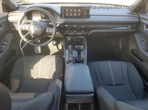 1HGCY2F55SA070533 2025 HONDA ACCORD Gray Вид панелі приладів
