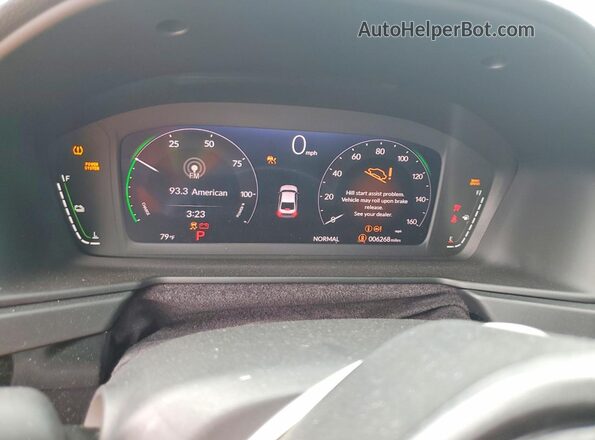 1HGCY2F55SA082214 2025 HONDA ACCORD Gray Вид щитка приладів