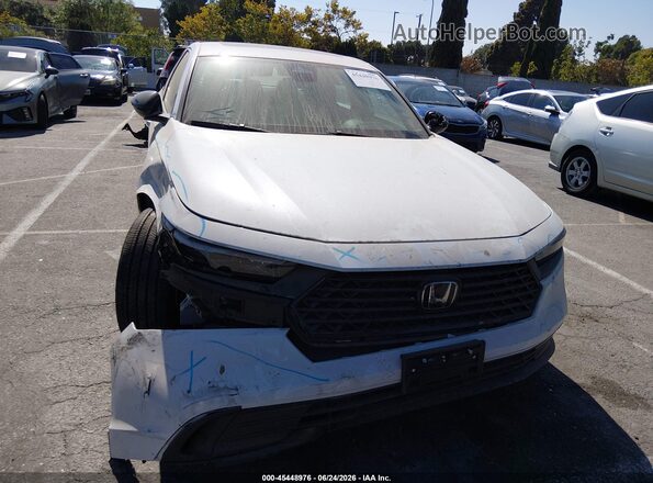1HGCY2F55SA092824 2025 HONDA ACCORD White Սարքավորումների վահանակի տեսք