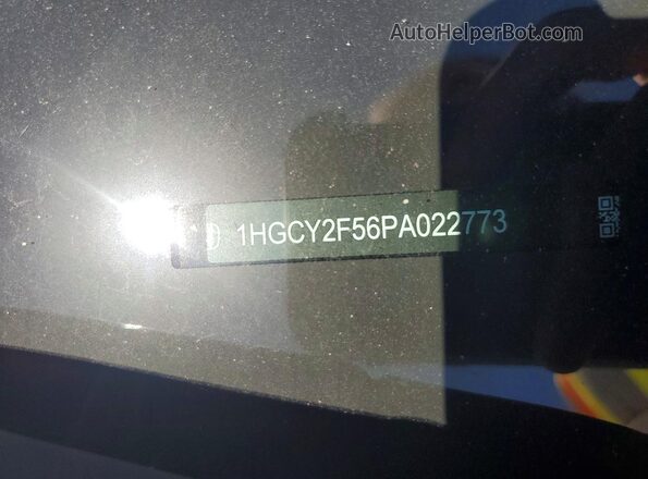 1HGCY2F56PA022773 2023 HONDA ACCORD White Engine compartment view