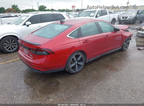1HGCY2F56PA035183 2023 HONDA ACCORD Red Tył prawy