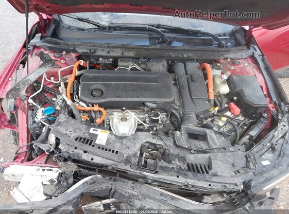 1HGCY2F56PA035183 2023 HONDA ACCORD Red Widok z tyłu