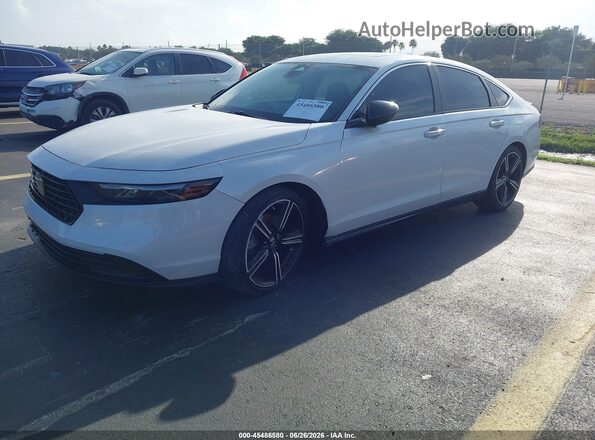 1HGCY2F56PA042442 2023 HONDA ACCORD White Front left