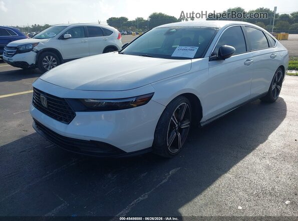 1HGCY2F56PA042442 2023 HONDA ACCORD White Front view