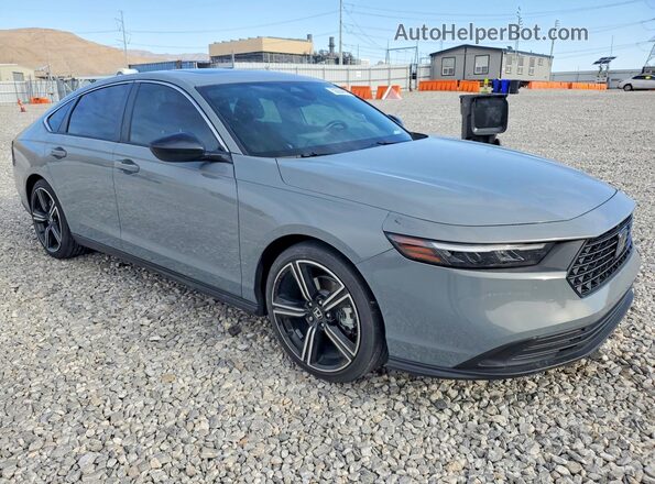1HGCY2F56PA065445 2023 HONDA ACCORD Gray Przód prawy