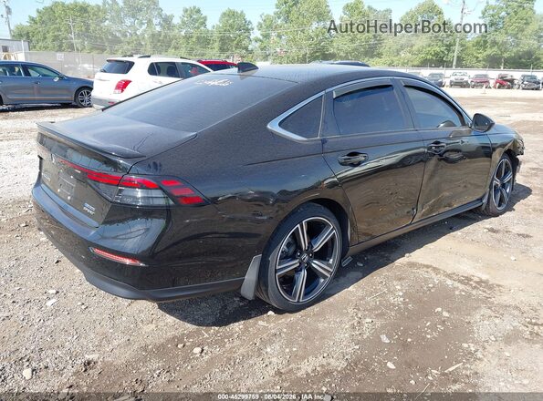 1HGCY2F56RA029936 2024 HONDA ACCORD Black Tył prawy