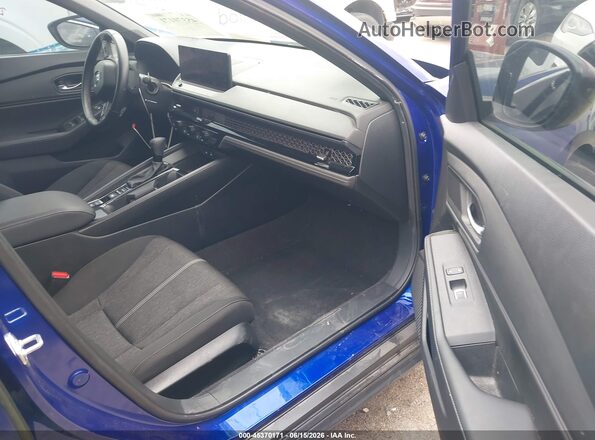 1HGCY2F56RA074228 2024 HONDA ACCORD Blue წინა სალონის ხედი