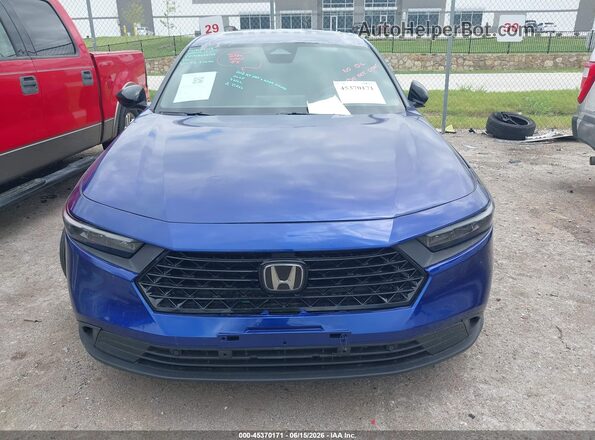 1HGCY2F56RA074228 2024 HONDA ACCORD Blue ხელსაწყოთა პანელის ხედი
