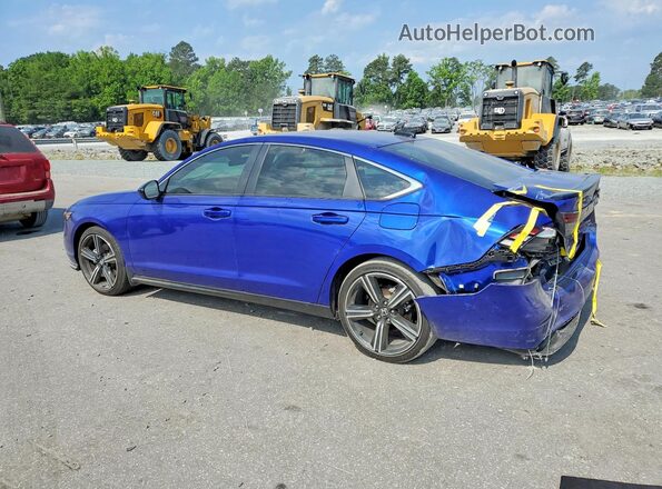 1HGCY2F56RA095967 2024 HONDA ACCORD Blue Rear left