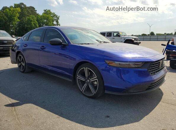 1HGCY2F56RA095967 2024 HONDA ACCORD Blue Front right