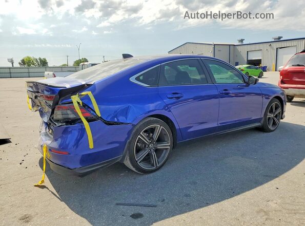 1HGCY2F56RA095967 2024 HONDA ACCORD Blue Rear right