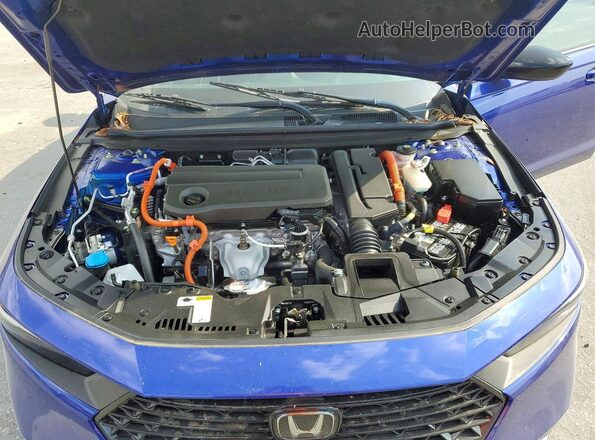 1HGCY2F56RA095967 2024 HONDA ACCORD Blue Rear interior view