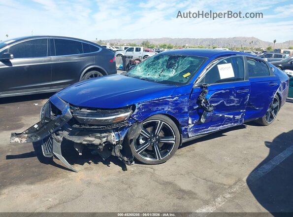 1HGCY2F56SA002368 2025 HONDA ACCORD Blue Widok z przodu