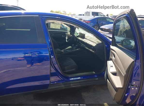 1HGCY2F56SA002368 2025 HONDA ACCORD Blue Widok wnętrza z przodu