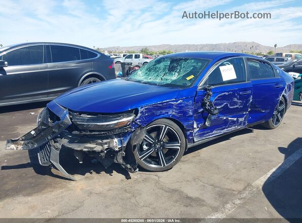 1HGCY2F56SA002368 2025 HONDA ACCORD Blue Przód lewy