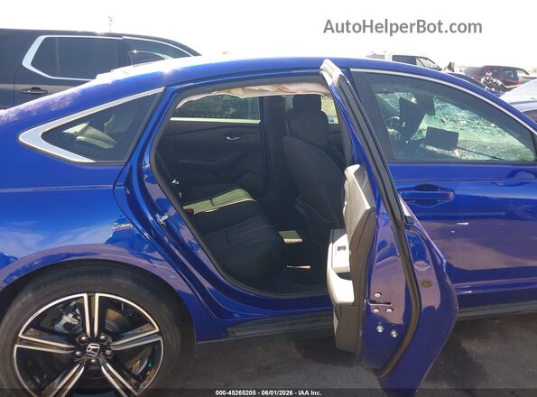 1HGCY2F56SA002368 2025 HONDA ACCORD Blue Widok naklejki z numerem VIN