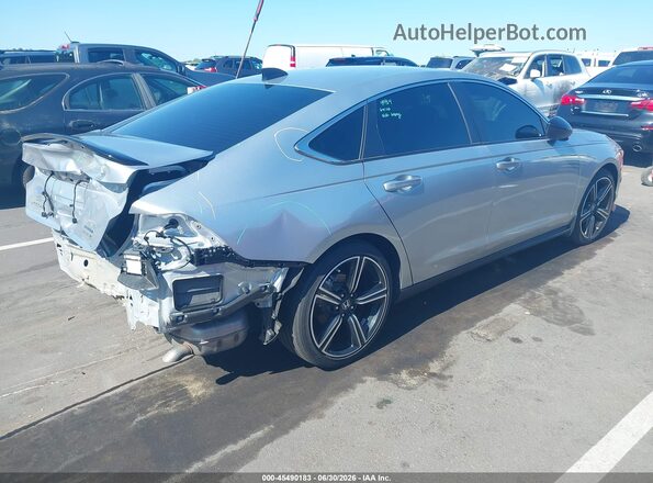 1HGCY2F56SA066586 2025 HONDA ACCORD Silver Trasero derecho