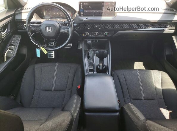 1HGCY2F57PA015525 2023 HONDA ACCORD White წინა პანელის ხედი