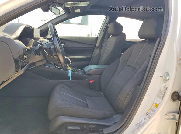 1HGCY2F57PA015525 2023 HONDA ACCORD White წინა სალონის ხედი