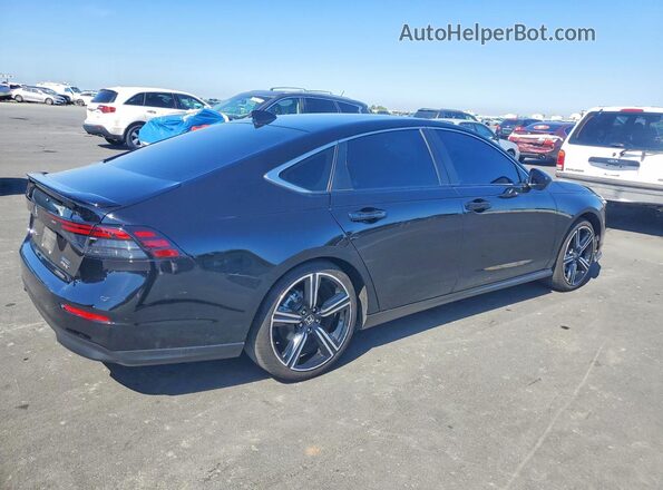 1HGCY2F57RA035678 2024 HONDA ACCORD Черный Задняя правая четверть