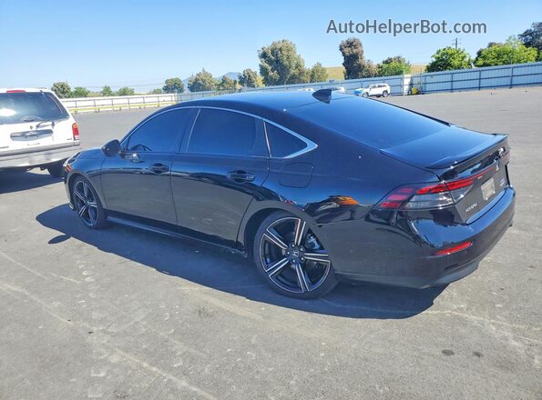 1HGCY2F57RA035678 2024 HONDA ACCORD Черный Задняя левая четверть