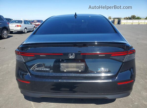 1HGCY2F57RA035678 2024 HONDA ACCORD Черный Вид сзади