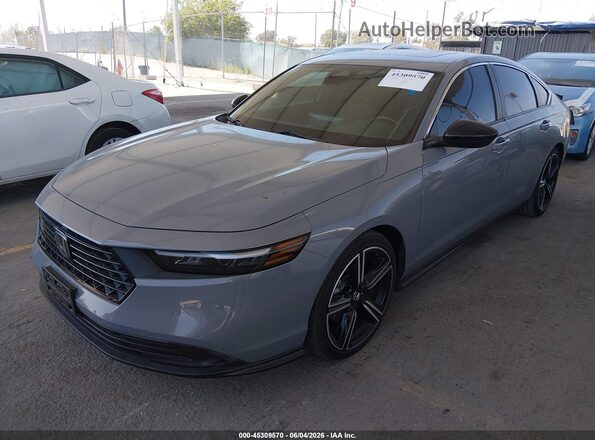 1HGCY2F57RA037835 2024 HONDA ACCORD Серый Передняя левая четверть