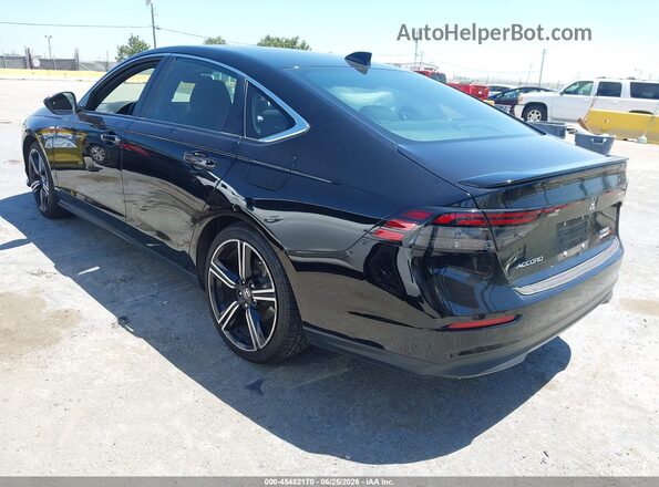 1HGCY2F57RA059415 2024 HONDA ACCORD Black Задня ліва чверть