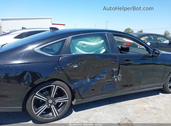 1HGCY2F57RA059415 2024 HONDA ACCORD Black Вид спереду